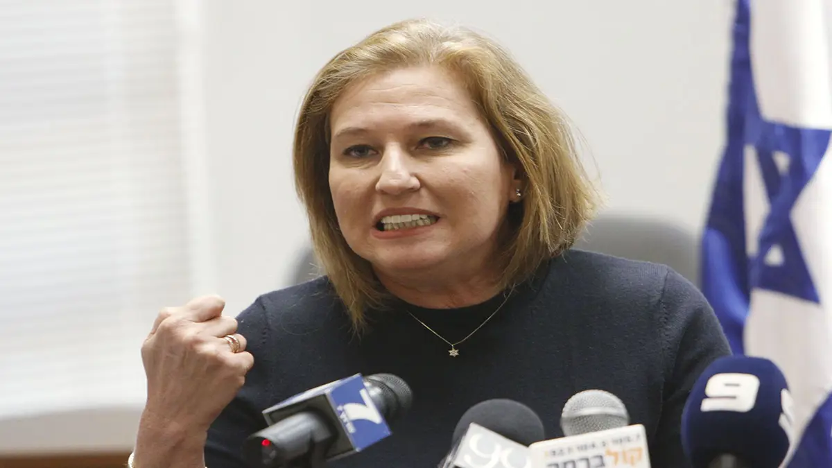 تسيبي ليفني تعتزم اعتزال الحياة السياسية الإسرائيلية لانخفاض شعبيتها