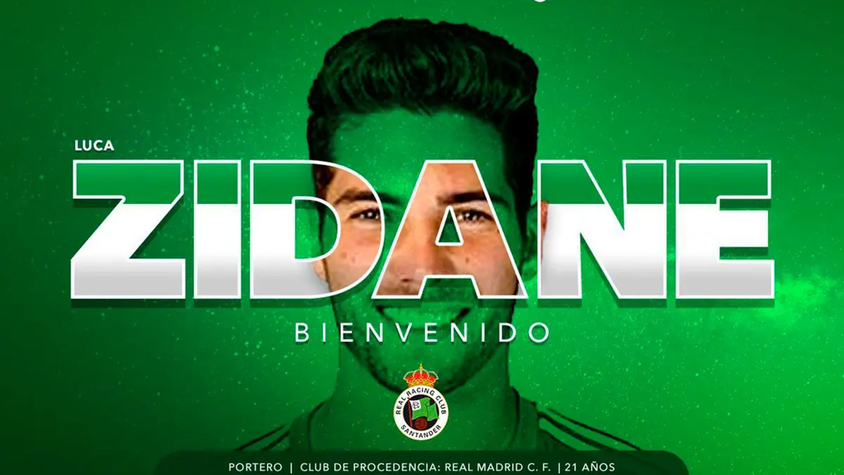 رسميًا.. إعارة لوكا زيدان إلى راسينغ سانتاندير لمدة موسم