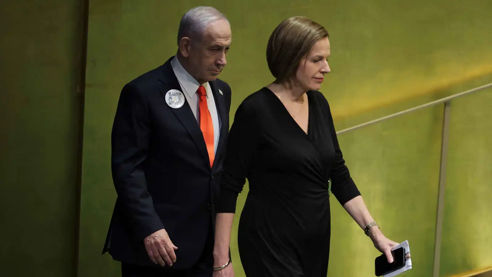 كرسي متحرك وصراخ و"QR".. كواليس خطاب نتنياهو في الأمم المتحدة (فيديو)