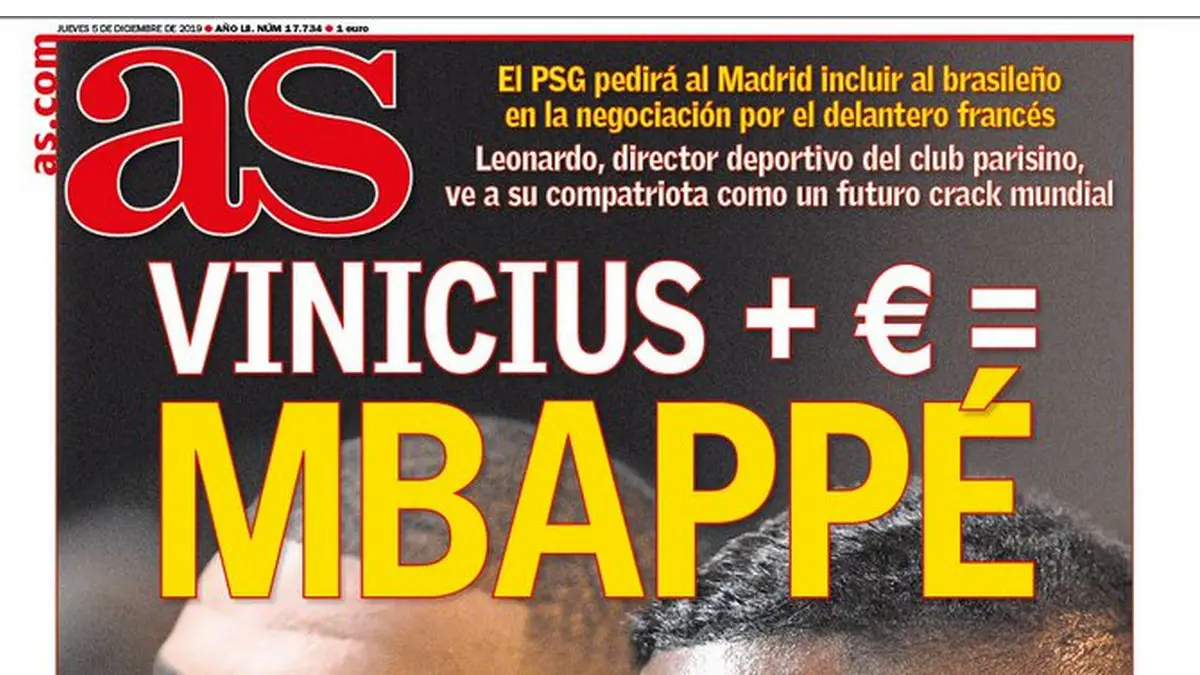 عناوين الصحف الرياضية: مبابي = فينسيوس + أموال .. زيدان يصر وبيريز يقاوم (صور)