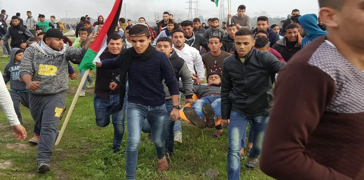 بتر أطراف 21 فلسطينيًا من جرحى مسيرة العودة