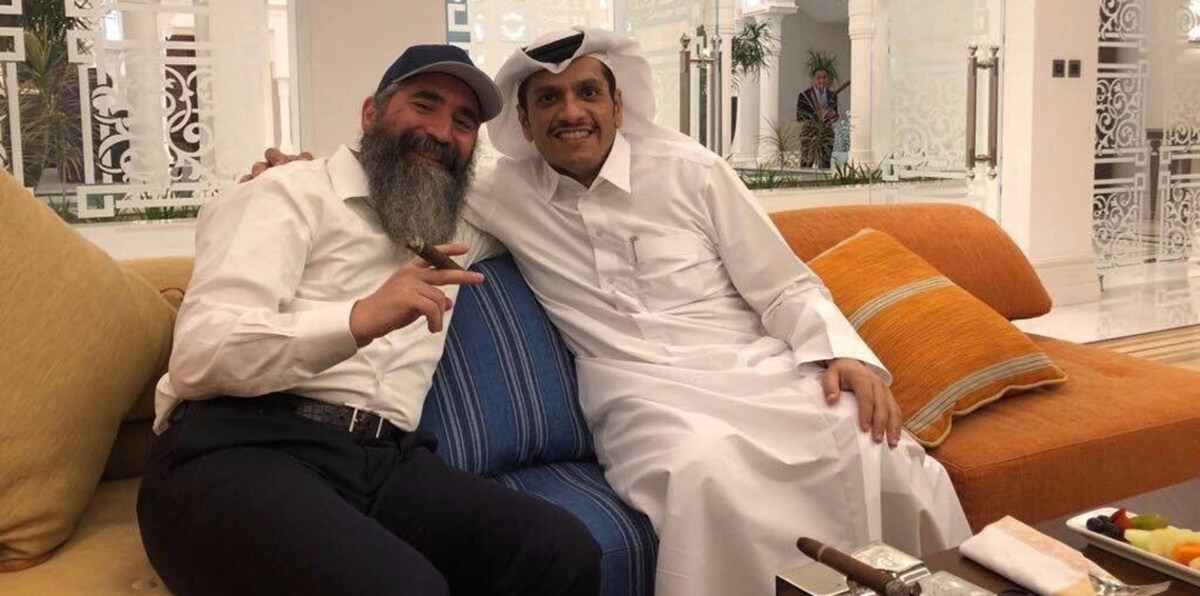 صورة تفضح تطبيع قطر مع العدو الإسرائيلي