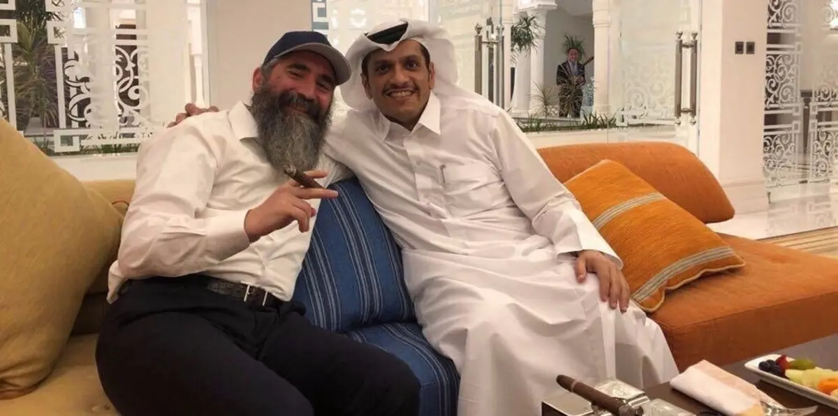 صورة تفضح تطبيع قطر مع العدو الإسرائيلي