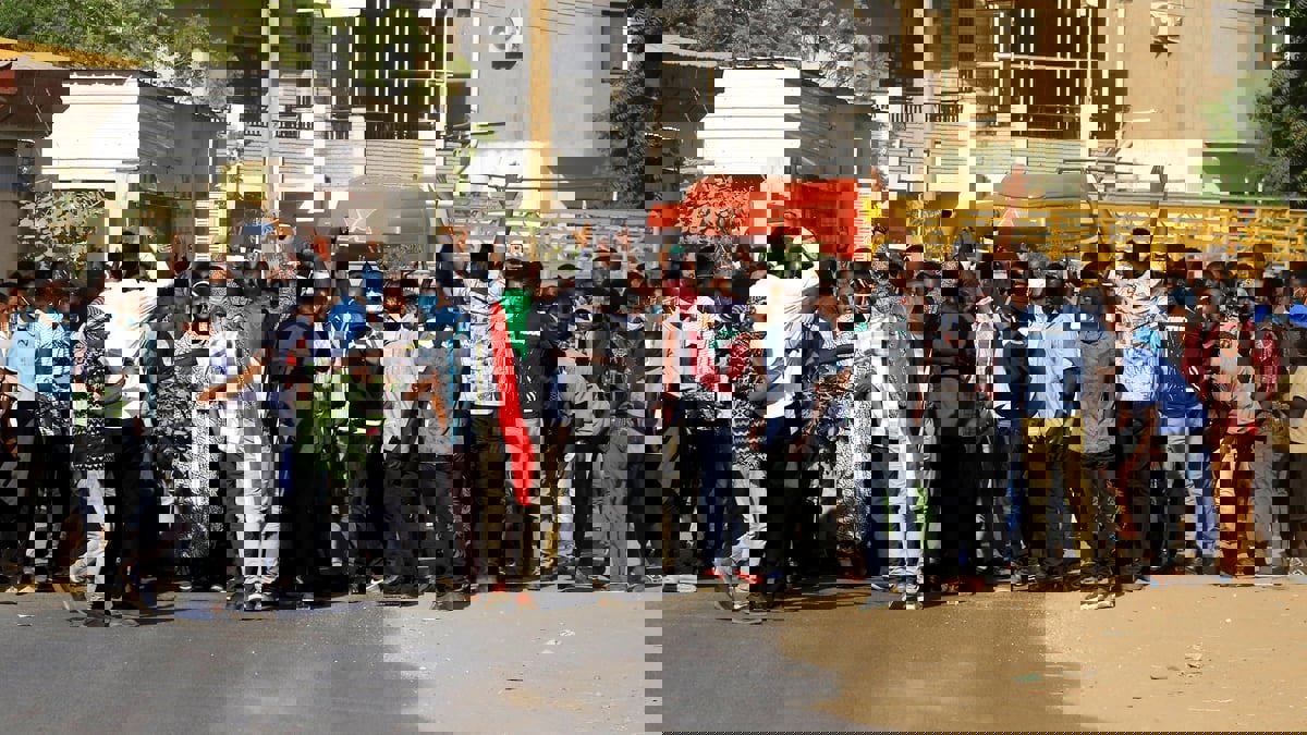 انطلاق تظاهرات في السودان تحت شعار "مواكب الزحف الأكبر"