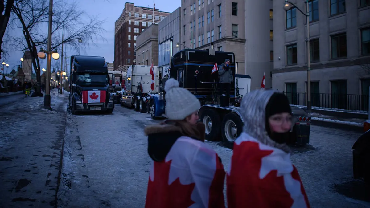 ترودو يعلن تفعيل قانون الطوارئ لاحتواء الاحتجاجات في كندا