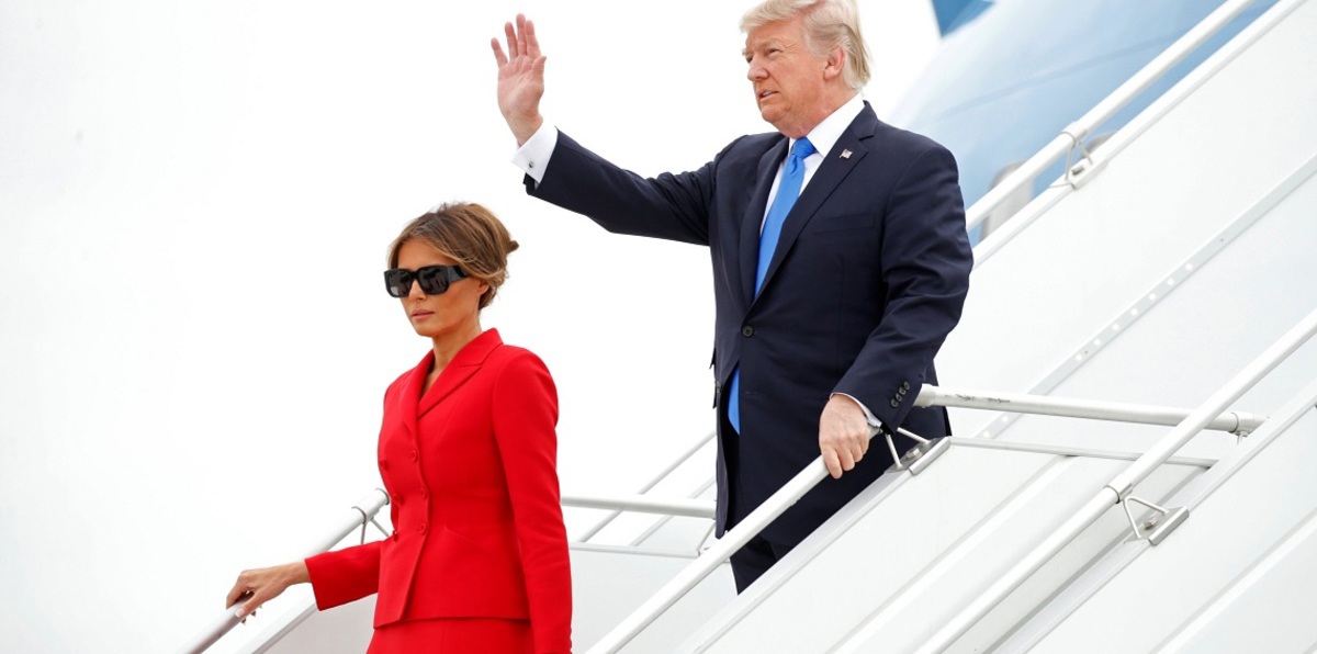 ترامب يصل إلى فرنسا في زيارة تستغرق يومين