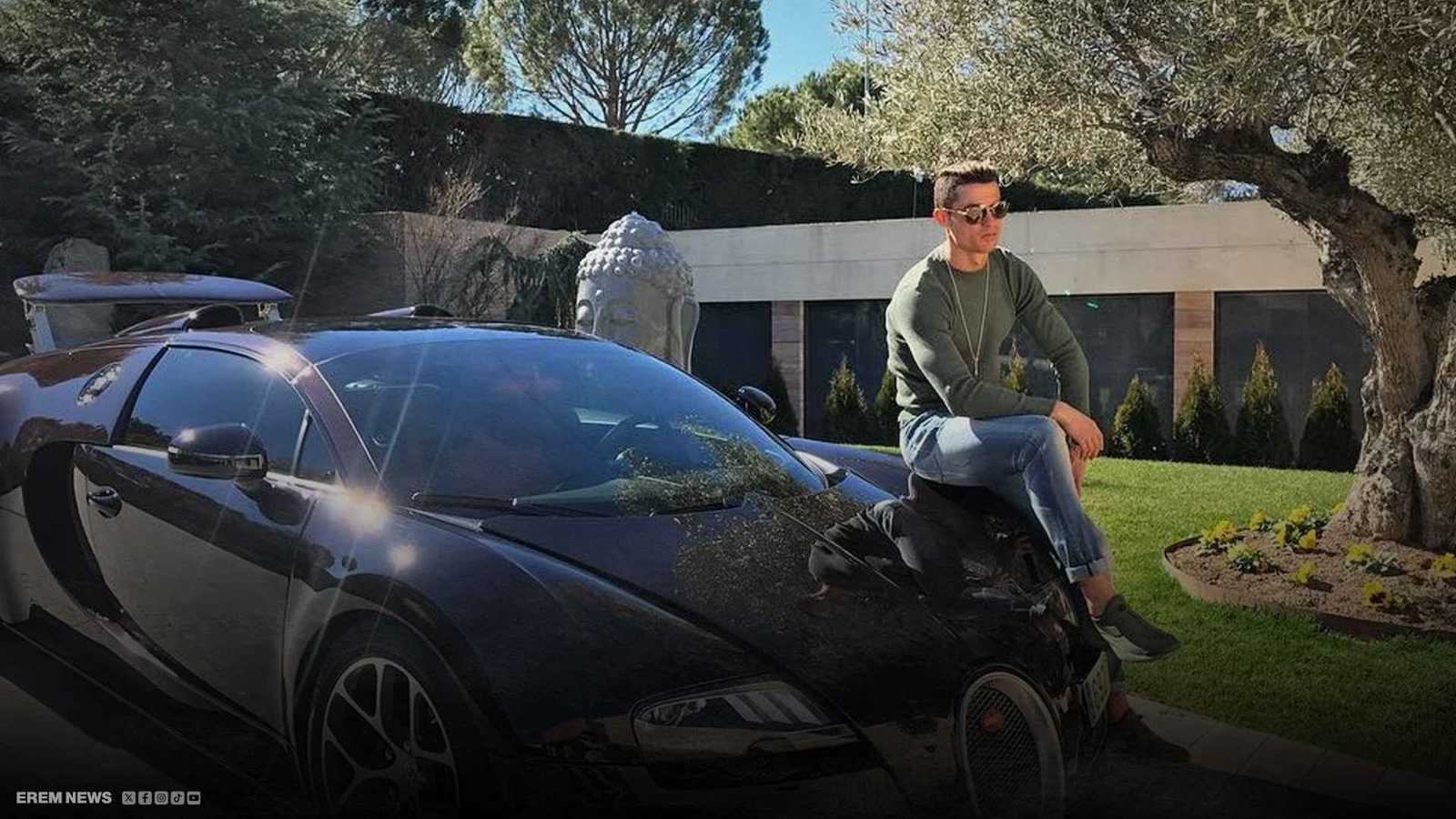 سعرها يفوق الـ2 مليون دولار.. تفاصيل سيارة رونالدو بآخر ظهور