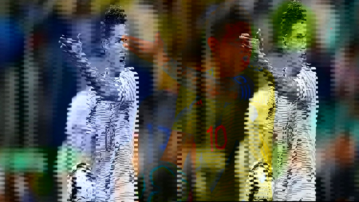 اشتباه بإصابة جيمس رودريغيز لاعب ريال مدريد بالرباط الصليبي