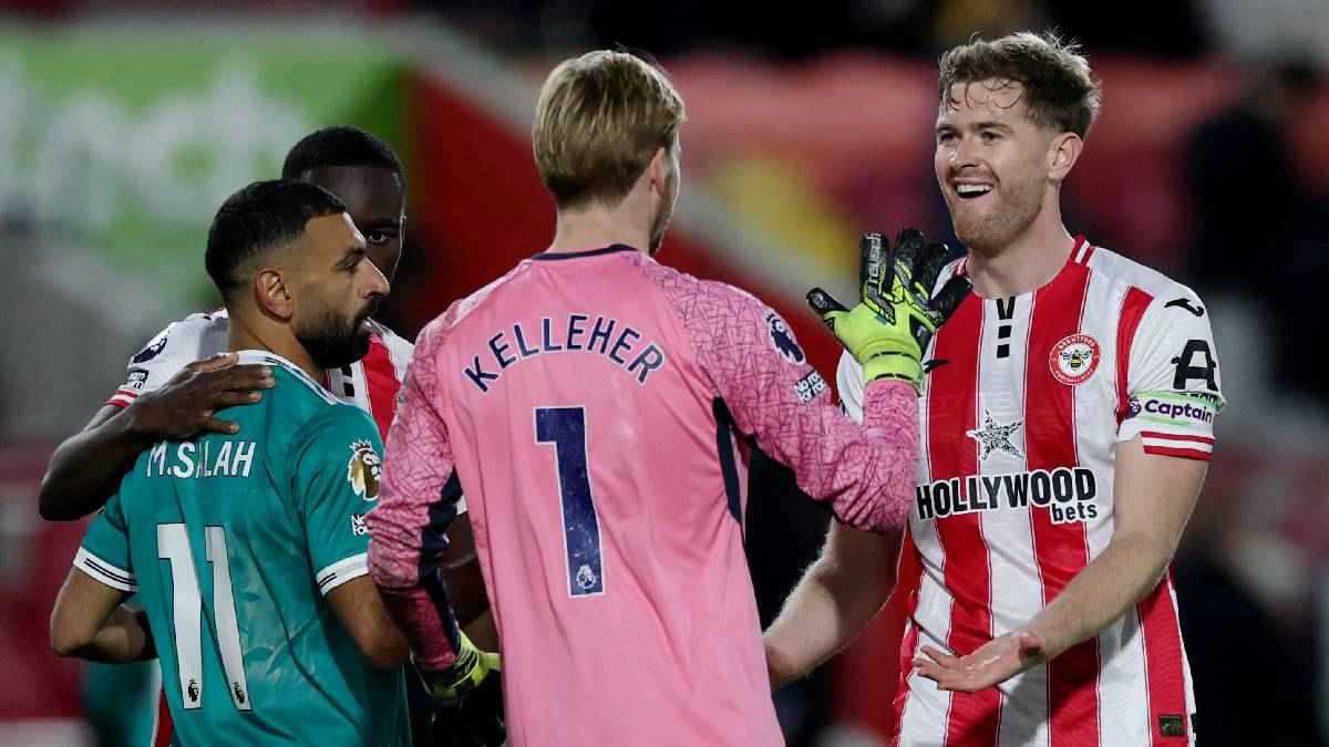 صدمة لرفاق صلاح.. ترتيب الدوري الإنجليزي بعد خسارة ليفربول ضد برينتفورد