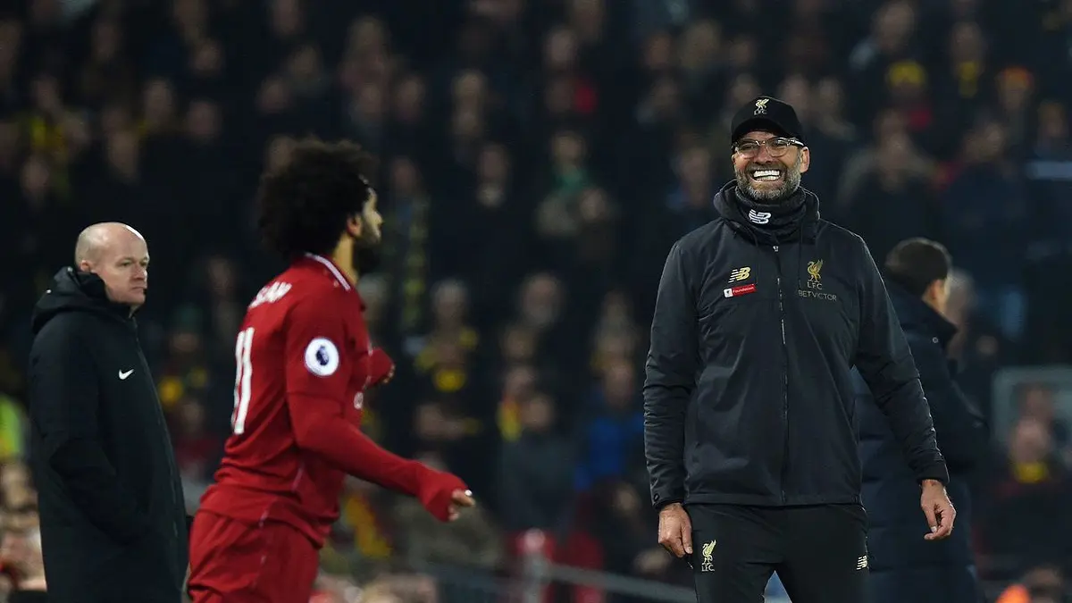 كلوب عن أرقام محمد صلاح المميزة: أتمنى ألا يمرر له اللاعبون الكرة