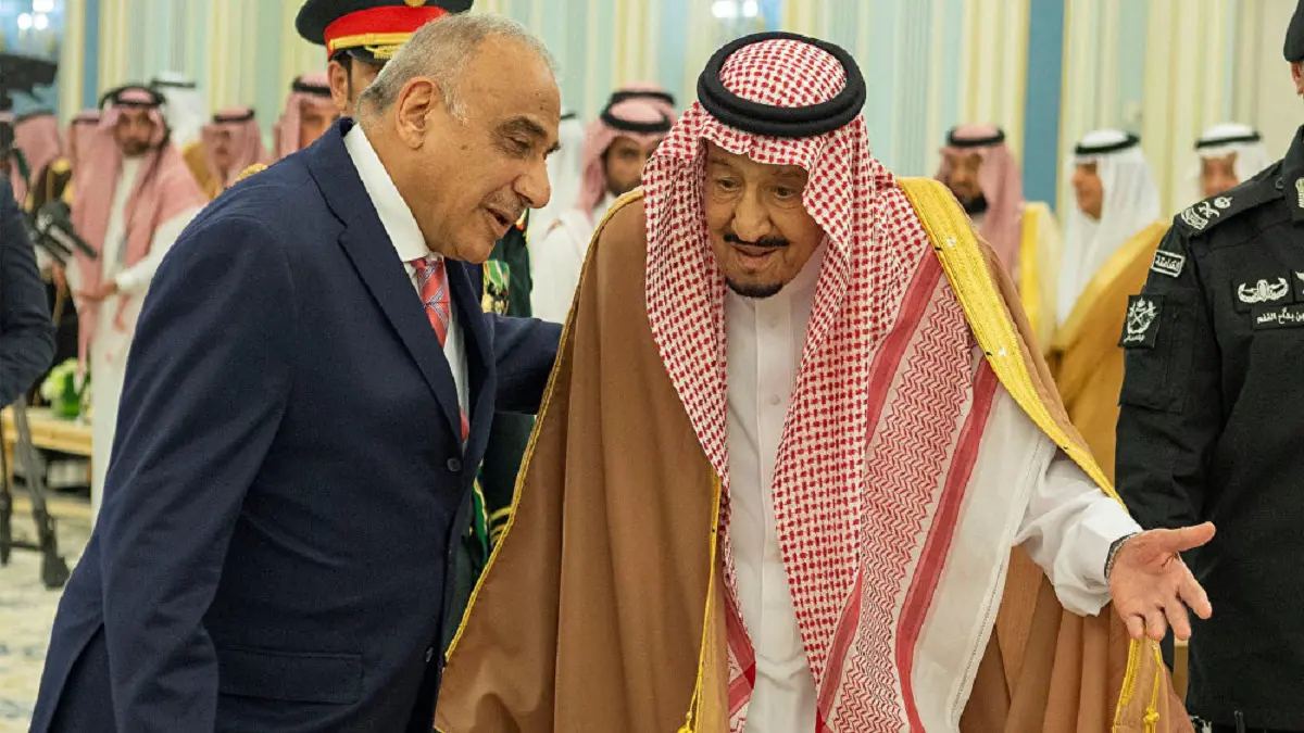 عبدالمهدي يناقش مع الملك سلمان تنسيق الجهود لاستقرار أسعار النفط