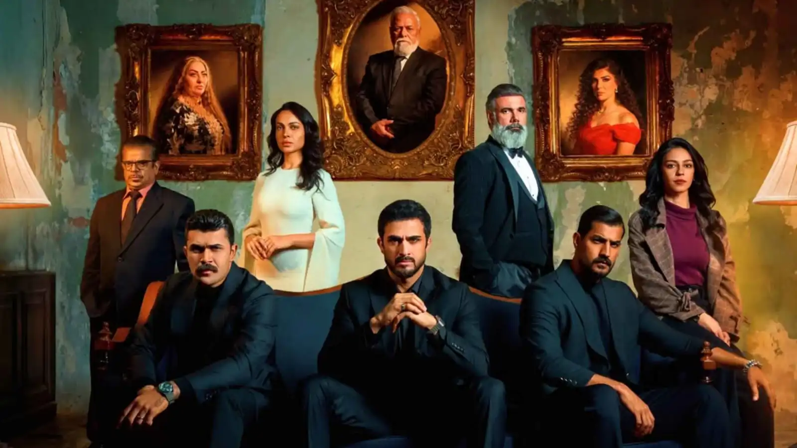 أبطال مسلسل "عرش الشيطان"