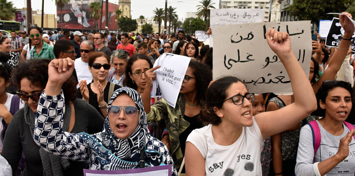 متظاهرون في المغرب يطالبون بأقصى عقوبة بحق فرنسي متهم بهتك عرض طفلات‎