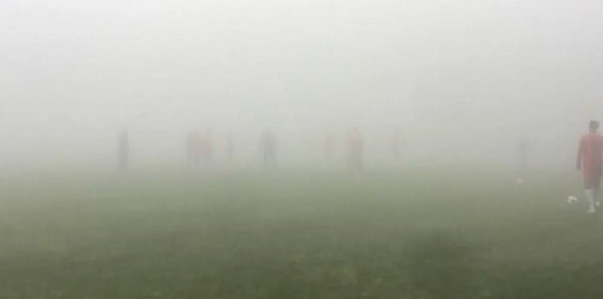 الضباب يلغي ودية نادٍ سعودي  في تركيا (صور)