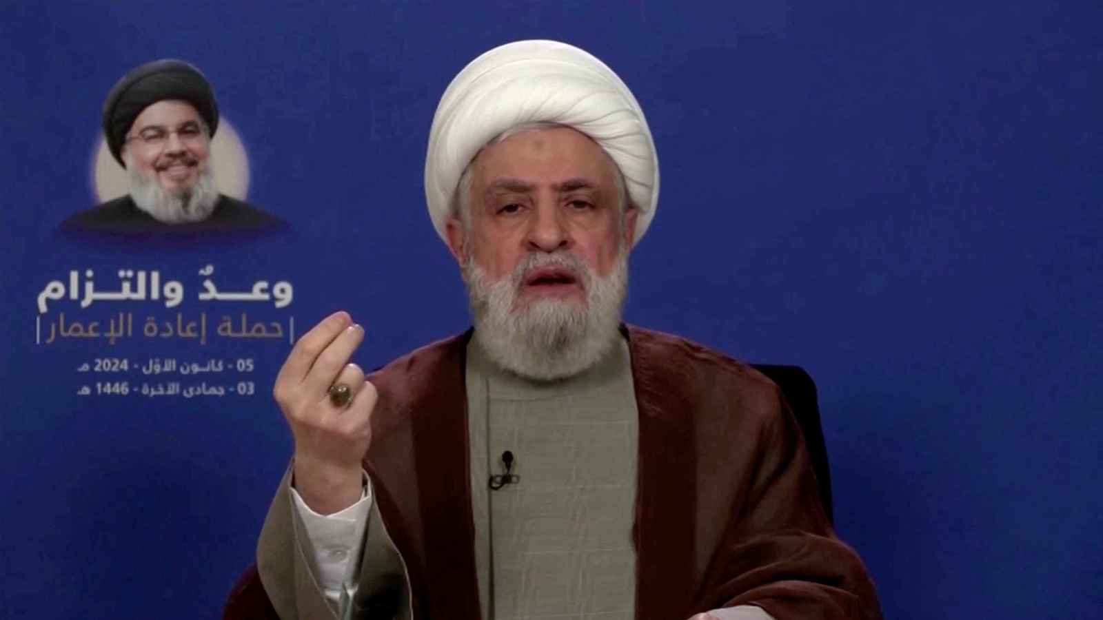 نعيم قاسم: سنعمل مع شركائنا لانتخاب رئيس للبنان