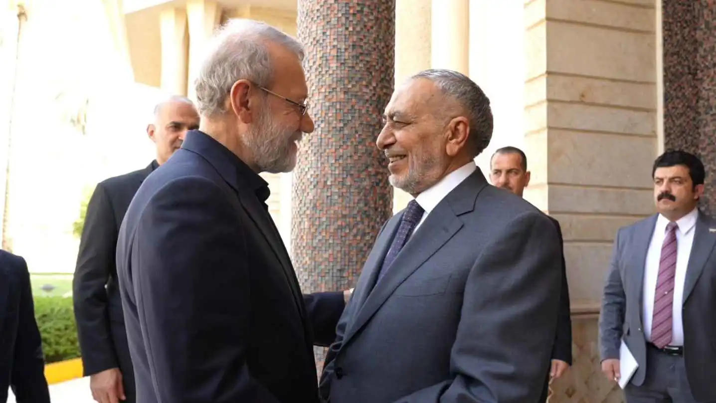 لاريجاني يدعو رئيس البرلمان العراقي لزيارة طهران