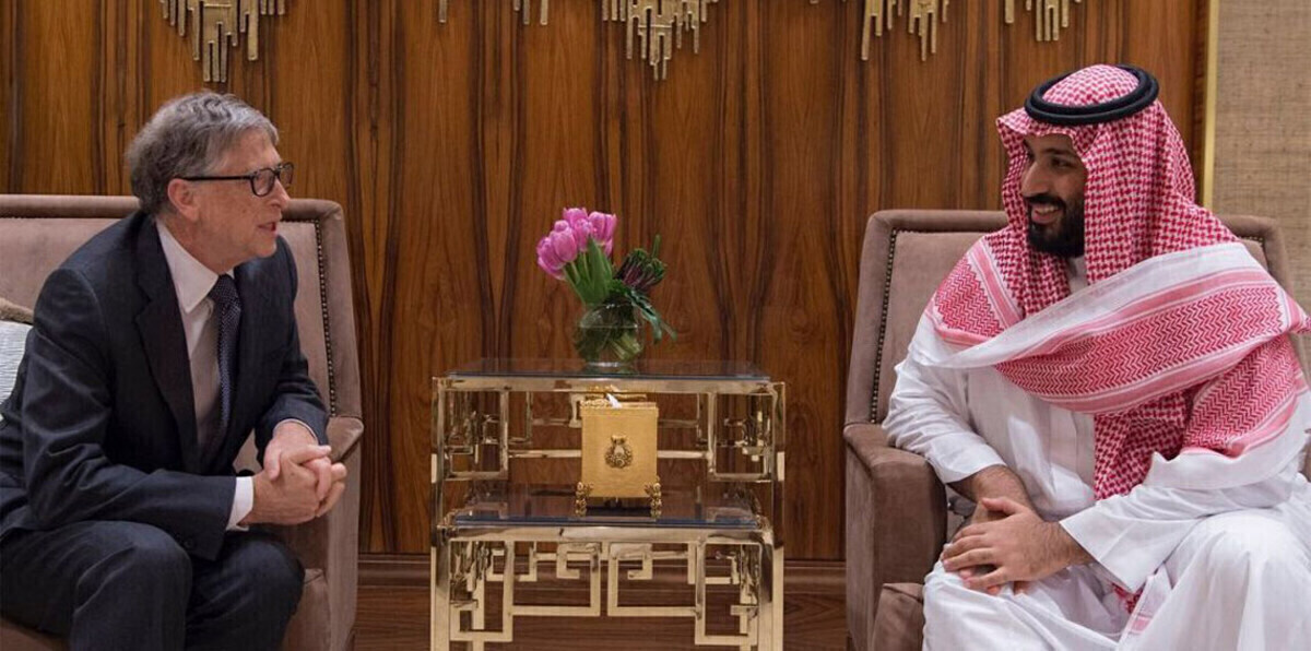 من بينها "نيوم".. محمد بن سلمان يبحث مع بيل غيتس فرص الاستثمار في مشاريع حيوية