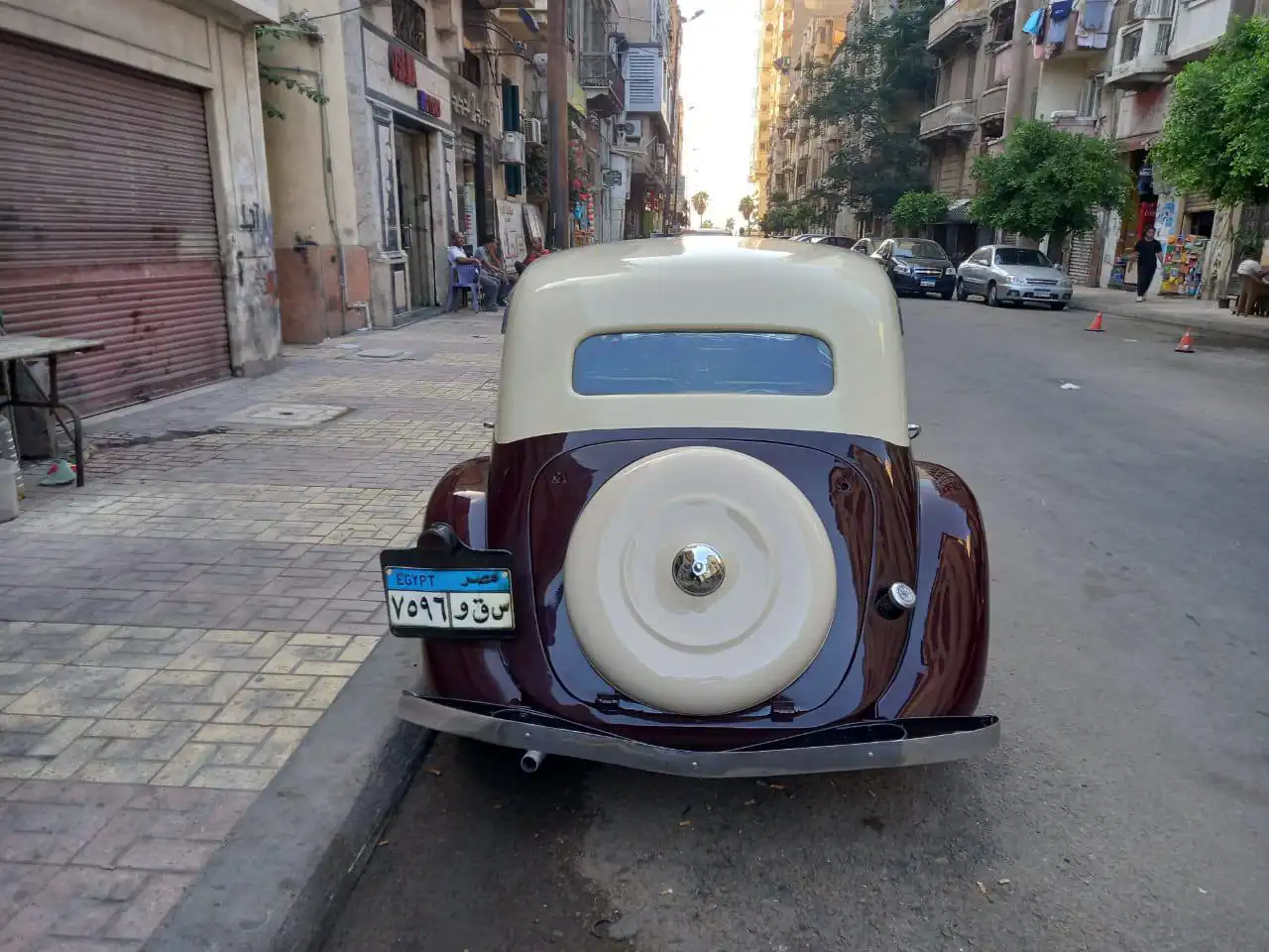 سيارة عبد المطلب من الخلف