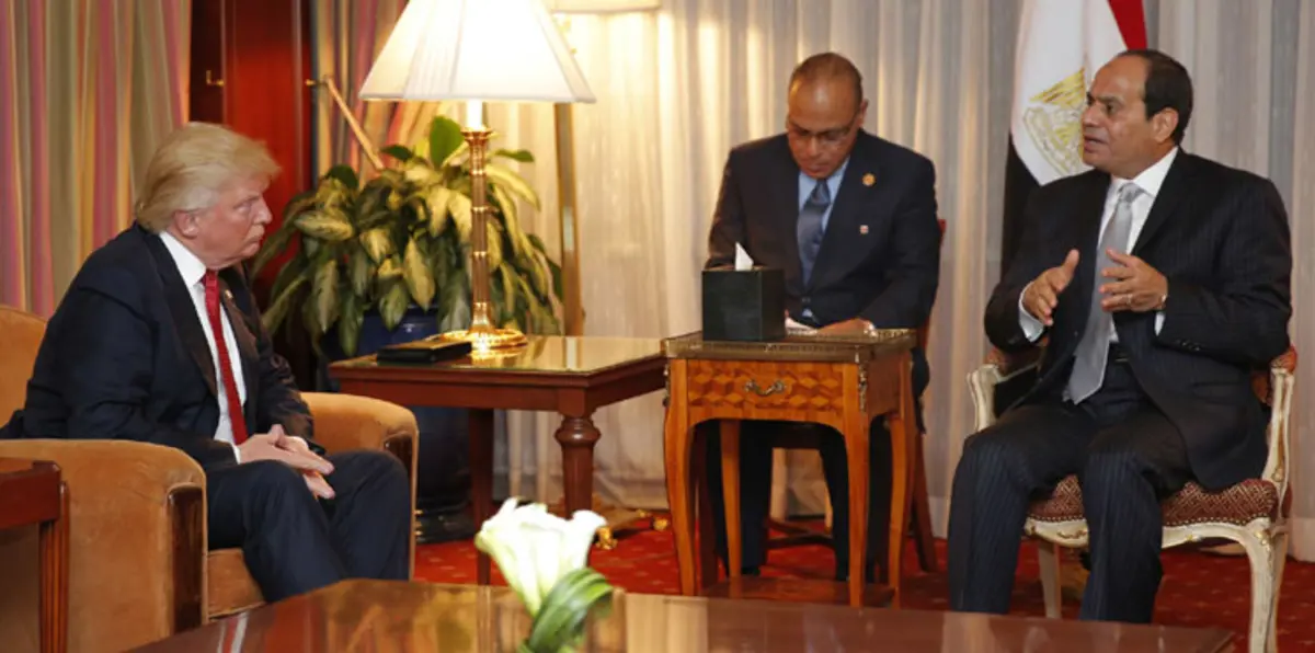 البيت الأبيض: ترامب يسعى لإعادة بناء العلاقات مع مصر في اجتماعه مع السيسي