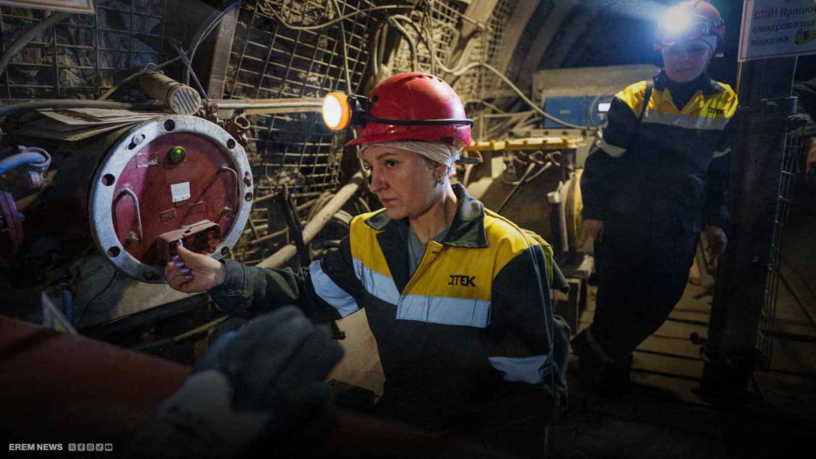 نساء أوكرانيا في منجم فحم