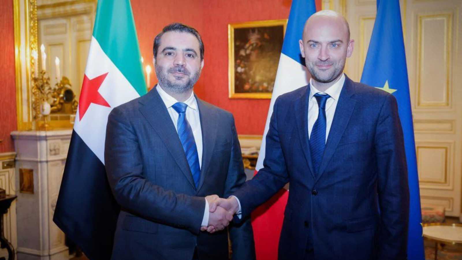 الشيباني يبحث مع بارو عودة الاستثمارات الفرنسية إلى سوريا