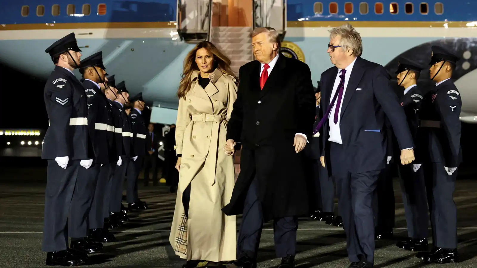 ترامب يصل بريطانيا في زيارة دولة لتعزيز الشراكة الاقتصادية