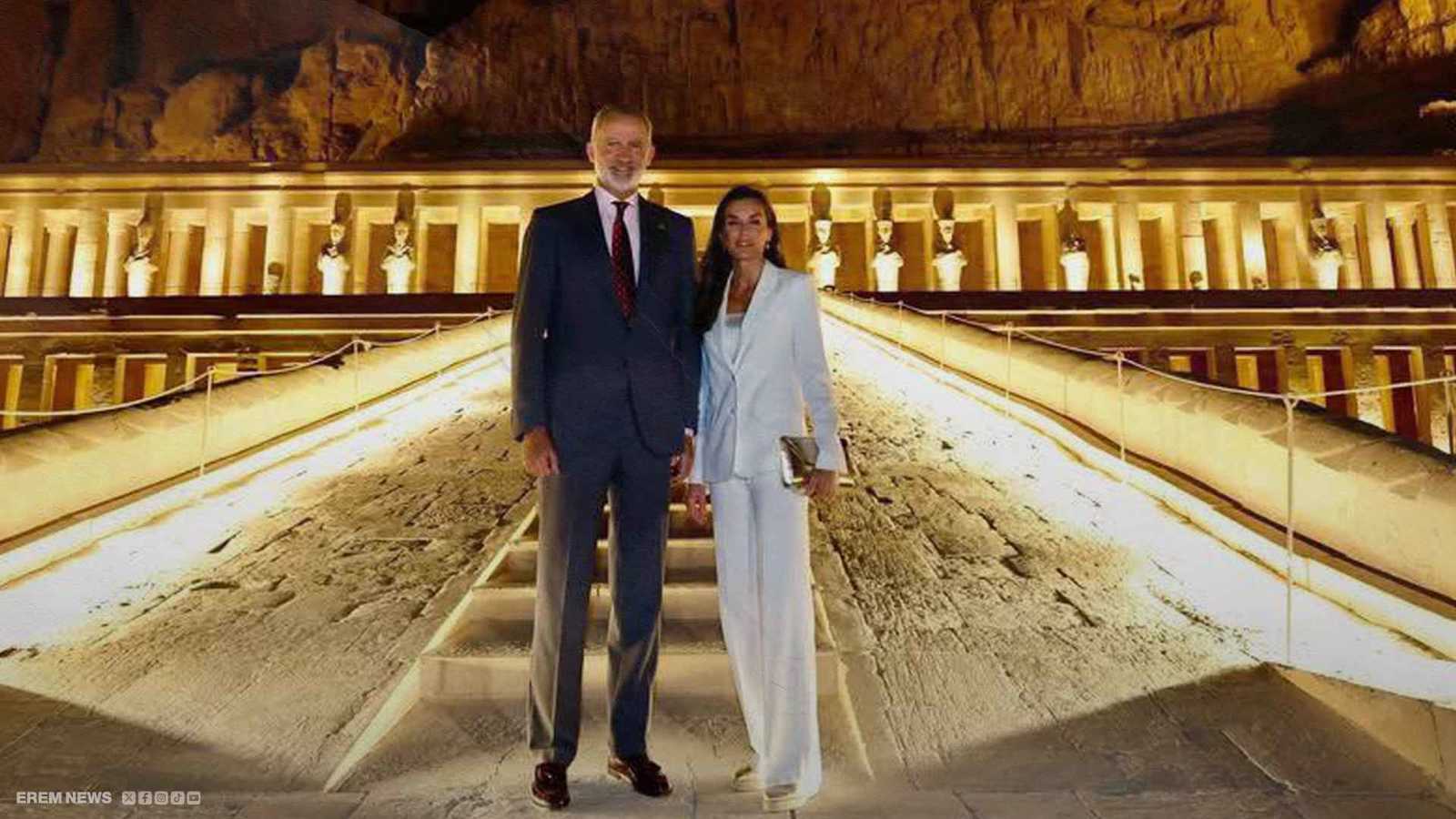 رحلة ساحرة لملك إسبانيا في مصر