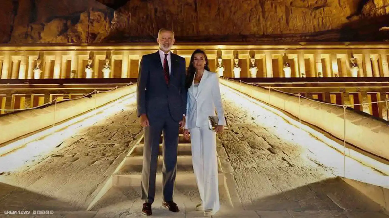 رحلة ساحرة لملك إسبانيا في مصر