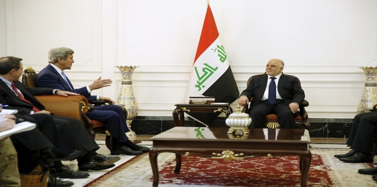 مصادر: لقاء كيري والعبادي لم يكن إيجابيًا مطلقًا