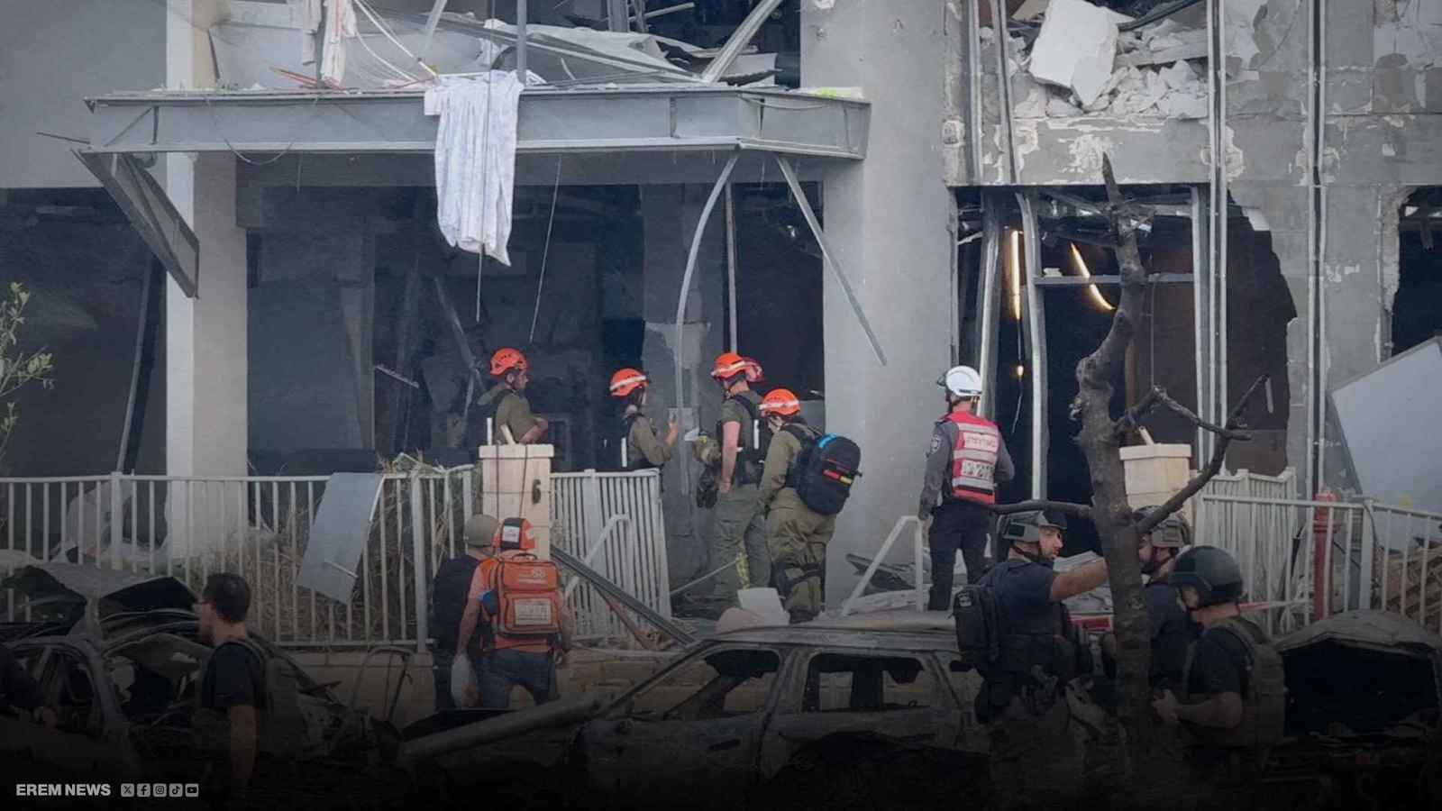 موقع الاستهداف في بئر السبع