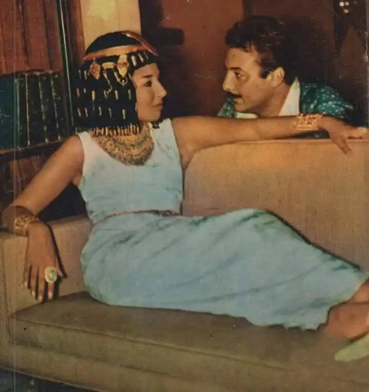 رشدي أباظة ولبنى عبد العزيز