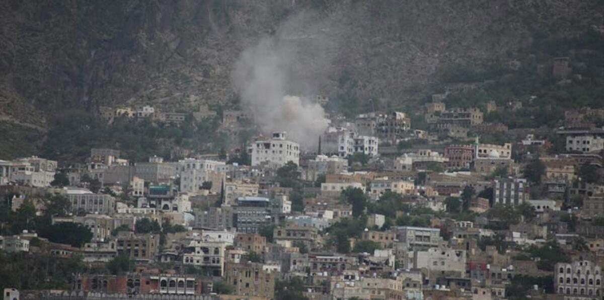 المدنيون.. الهدف الاستراتيجي لقذائف الحوثيين في تعز (صور)