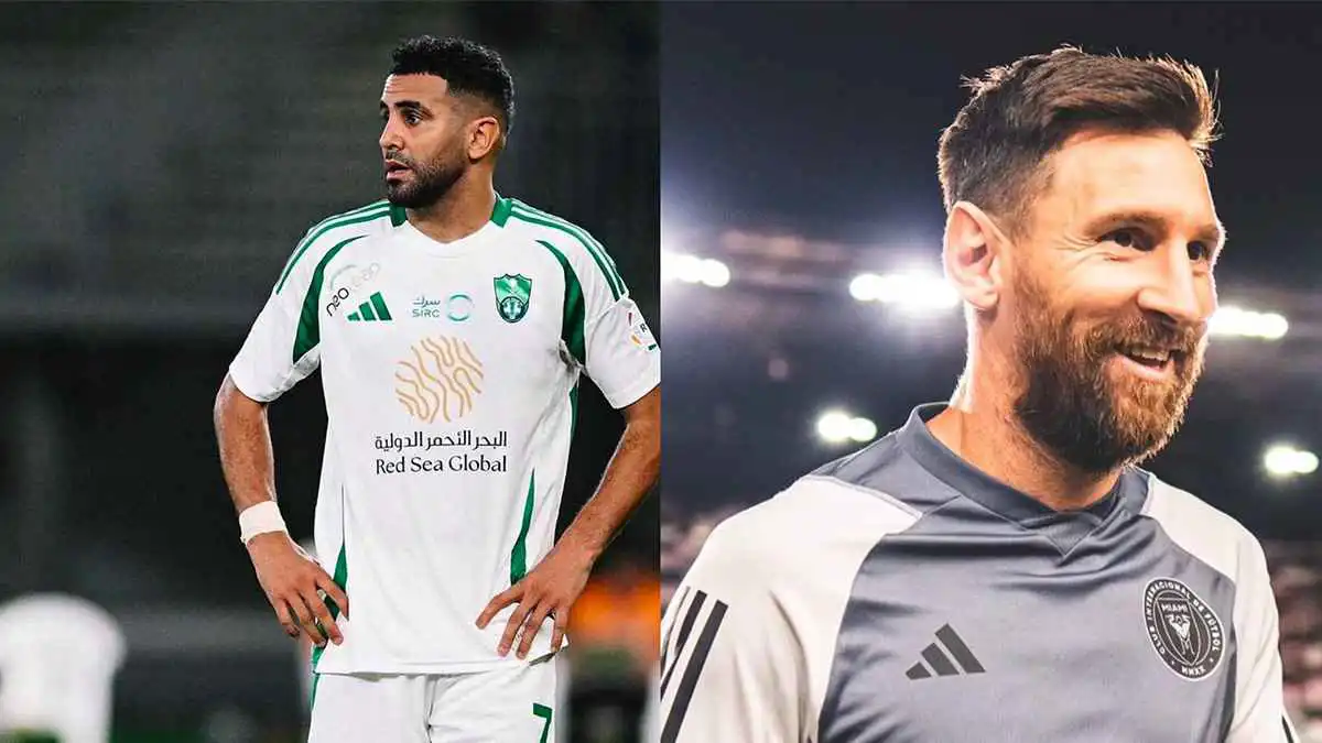 ماذا قال رياض محرز عن انضمام ميسي المحتمل إلى الأهلي السعودي؟
