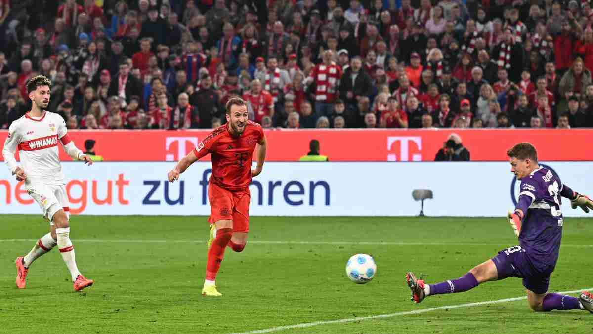 ترتيب هدافي الدوري الألماني: هاري كين يواصل مطاردة عمر مرموش