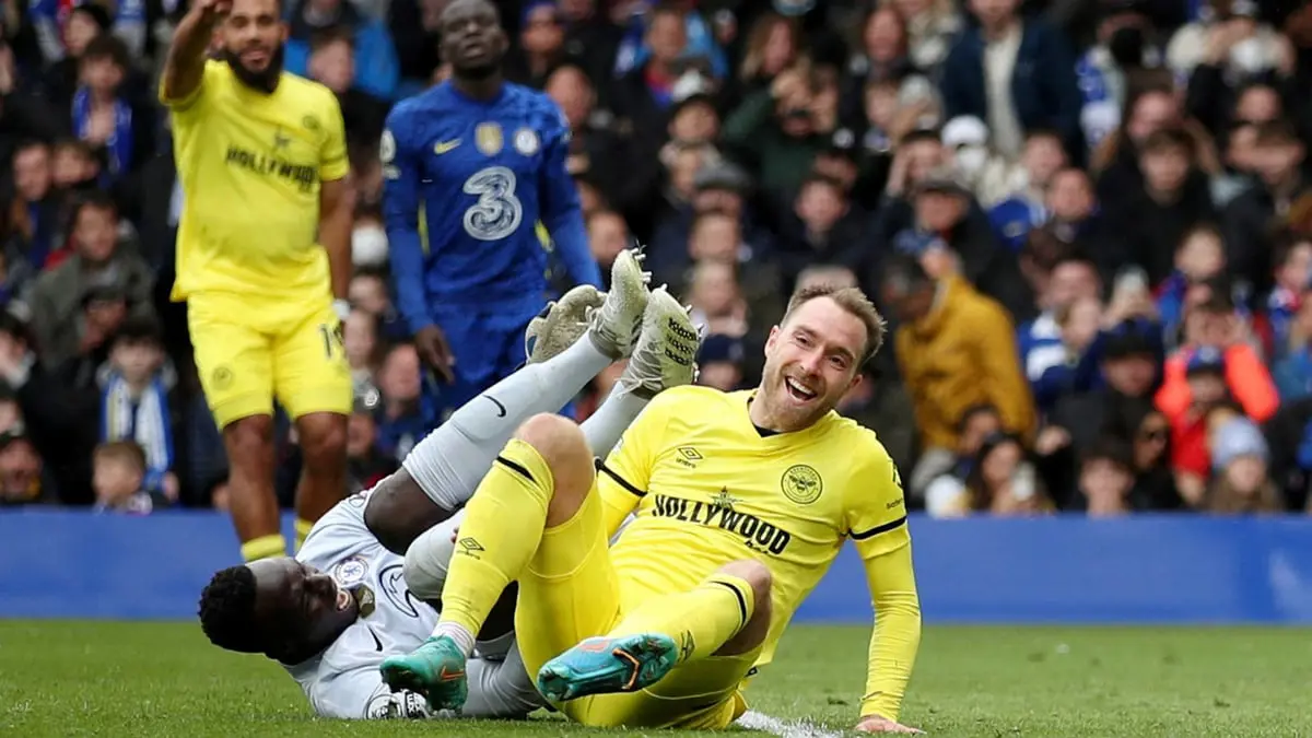 في سقوط تشيلسي برباعية.. كريستيان إريكسن يسجل للمباراة الرابعة على التوالي محليا ودوليا