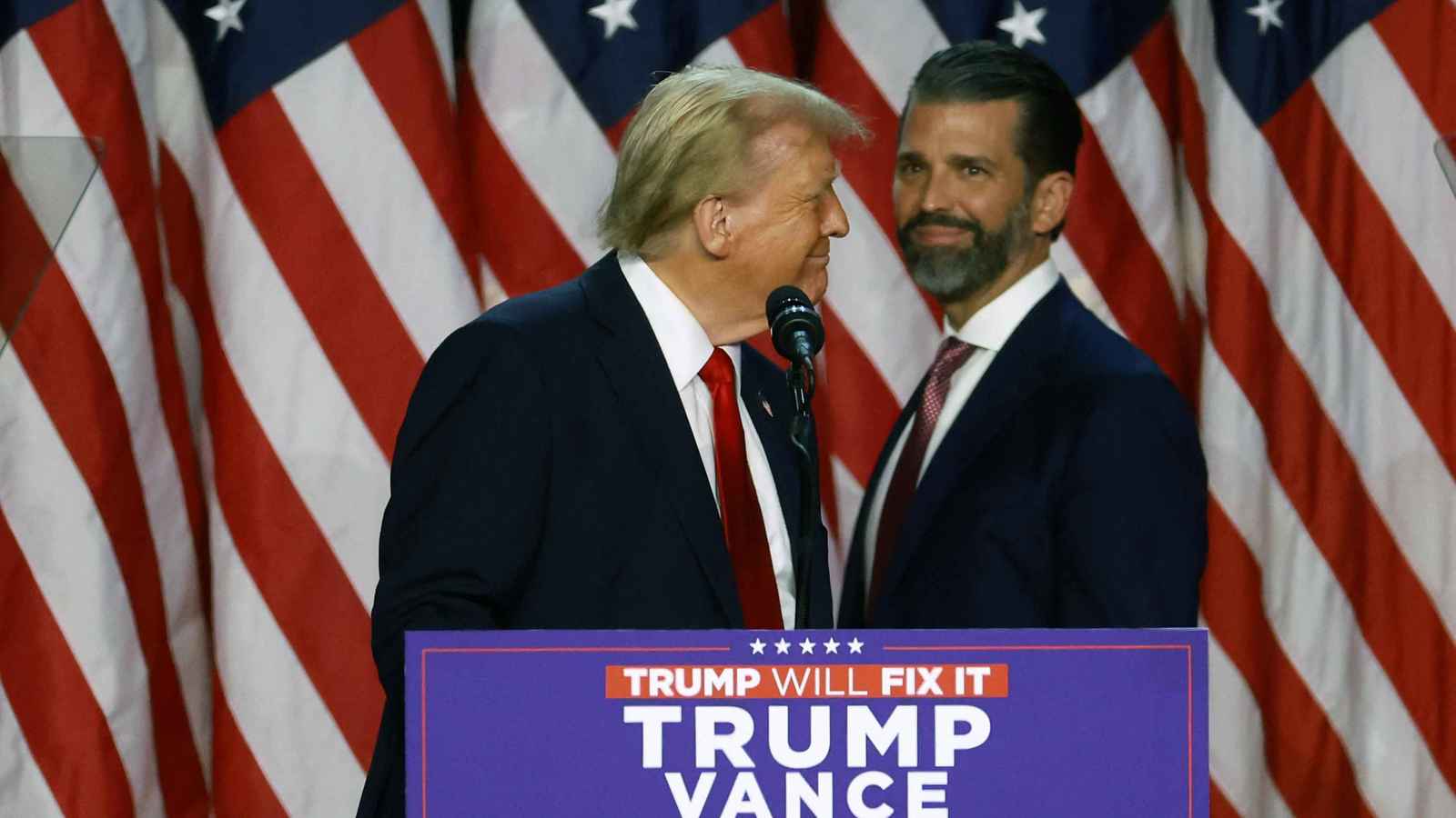 ترامب جونيور: يريدون إشعال "حرب عالمية" قبل مجيء والدي