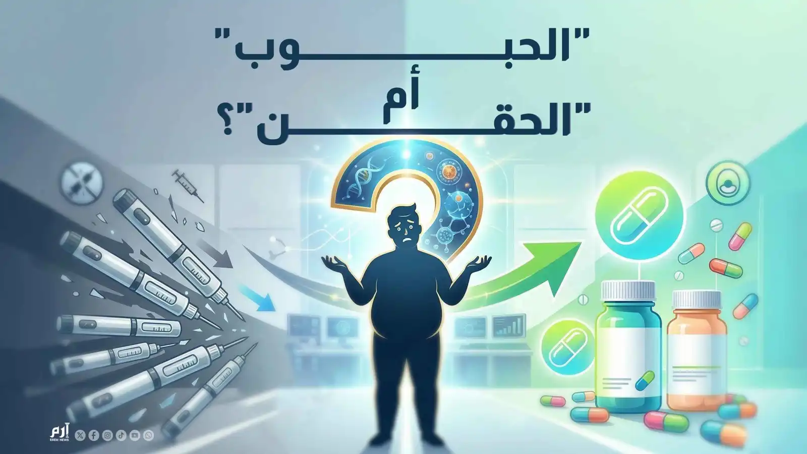 الحبوب أم الحقن.. معركة السمنة تنتقل إلى "جبهات" جديدة (فيديو إرم)