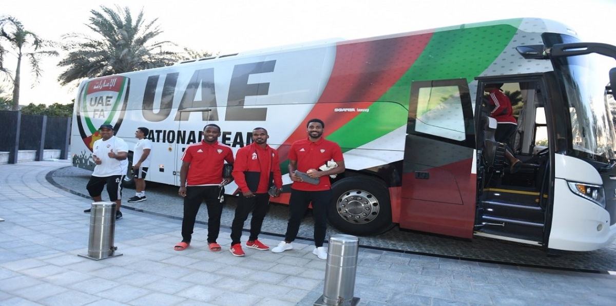 أول ظهور لحافلة منتخب الإمارات الخاصة بكأس آسيا 2019 (صور)