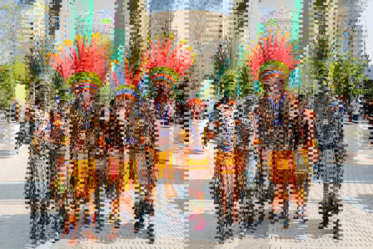 المنطقة الخضراء في "كوب28".. أمل وعمل وشعوب أصلية