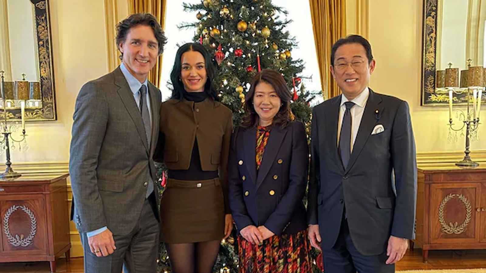 لقاء يؤكد الشائعات.. ترودو يظهر مع كاتي بيري (فيديو إرم)