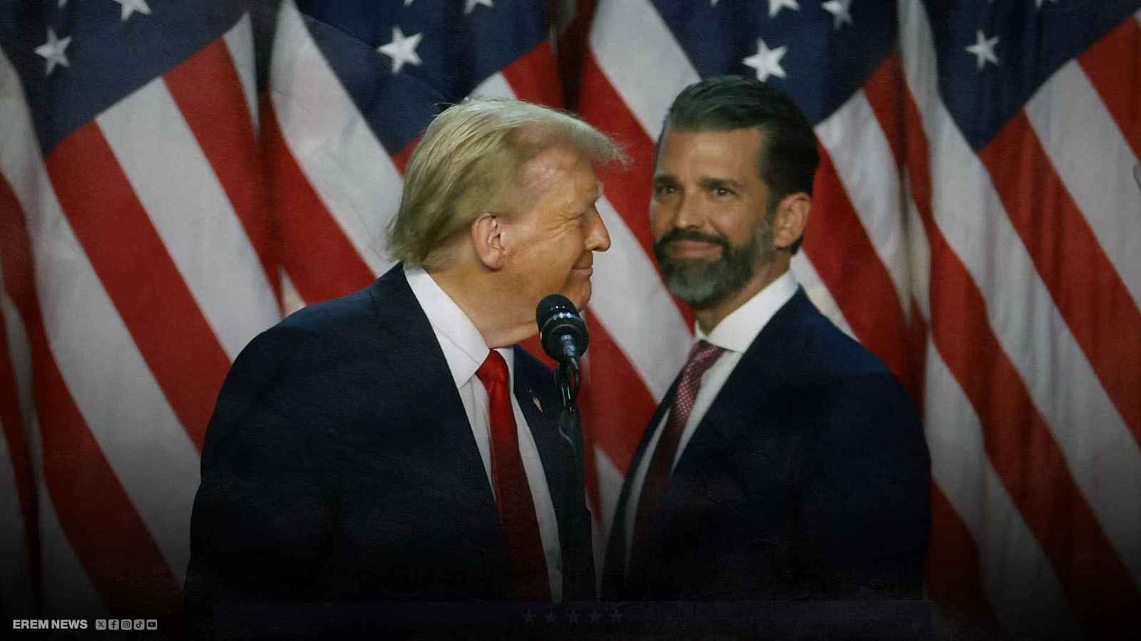 دونالد ترامب الأب والأبن