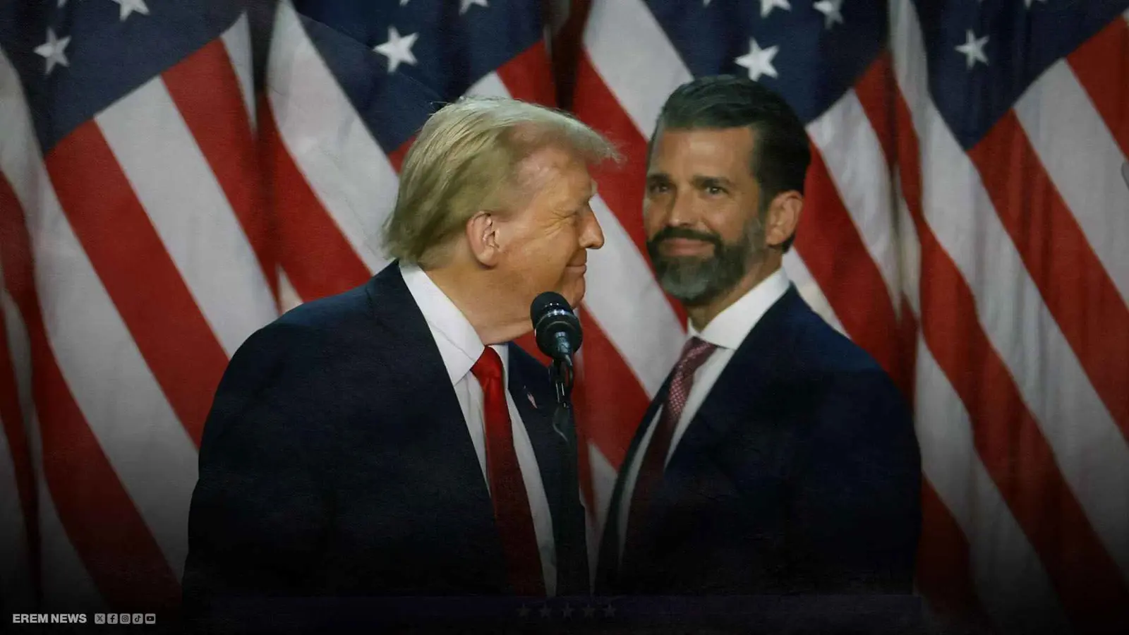 دونالد ترامب الأب والأبن