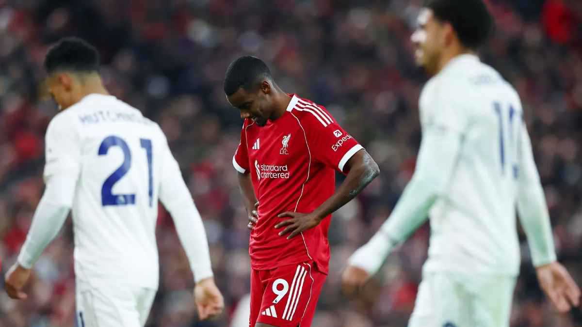 الموسم ينهار.. 4 أرقام صادمة تكشف كارثة ليفربول