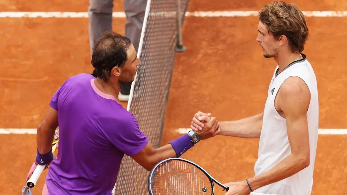 موعد مباراة نادال وزفيريف في نصف نهائي رولان غاروس