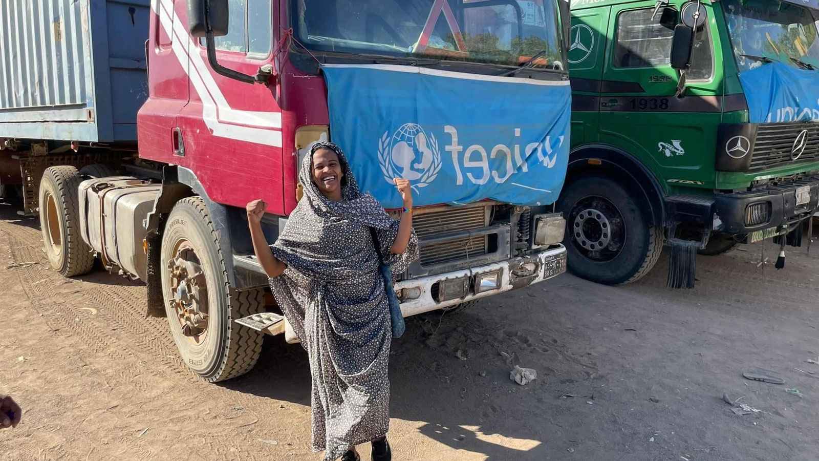 تضم 26 شاحنة.. وصول أول شحنة مساعدات أممية إلى الخرطوم