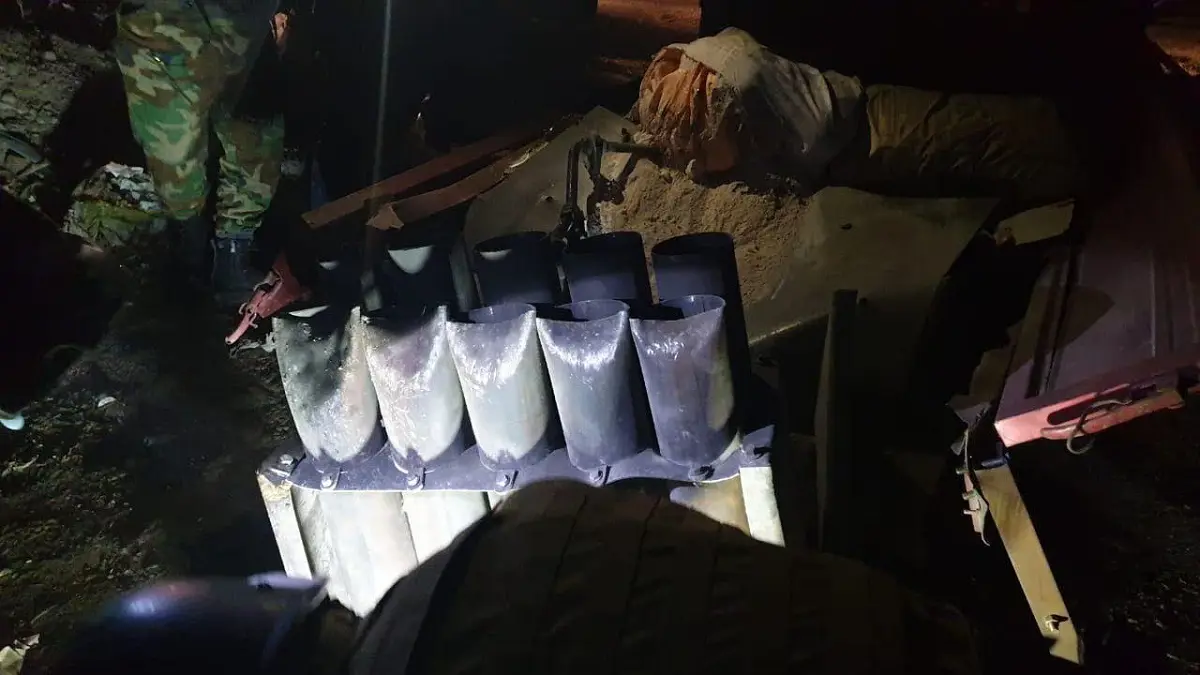 ما حقيقة انفجار صاروخ بمقر للحشد الشعبي أثناء إطلاقه على السفارة الأمريكية‎ في بغداد؟