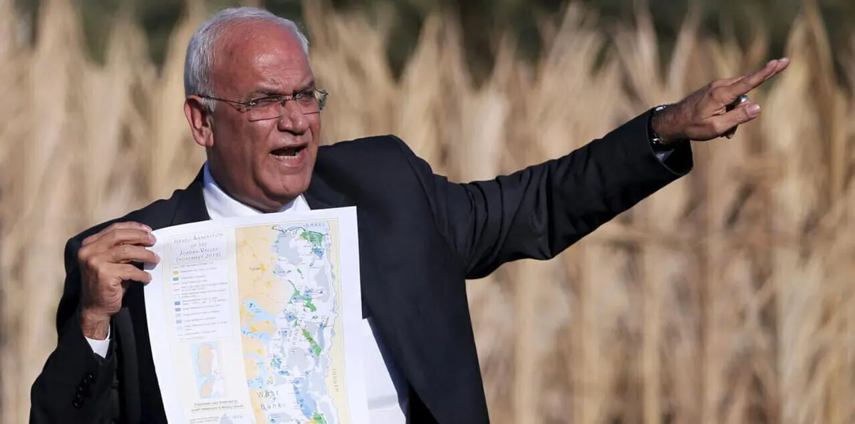 عريقات: الولايات المتحدة تمهد لإقامة دولة في قطاع غزة