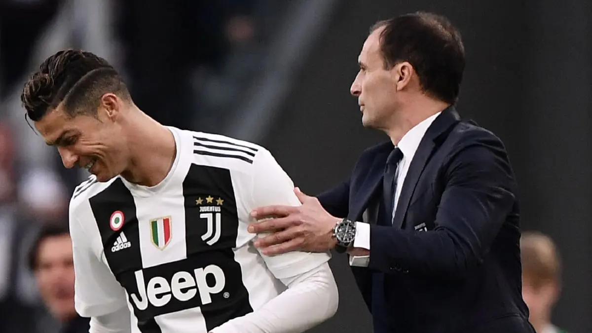 أليغري يعترف: يوفنتوس يعاني من قلة الأهداف منذ رحيل كريستيانو رونالدو