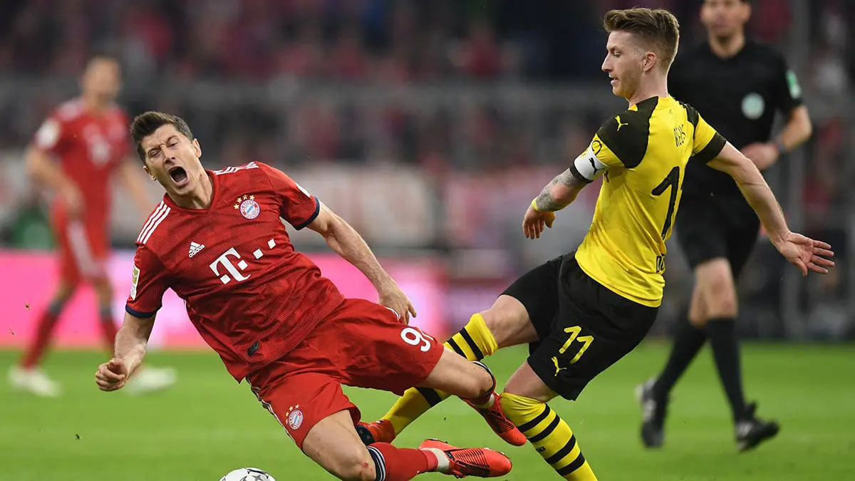 التشكيلة الرسمية لمباراة بروسيا دورتموند ضد بايرن ميونخ في الدوري الألماني