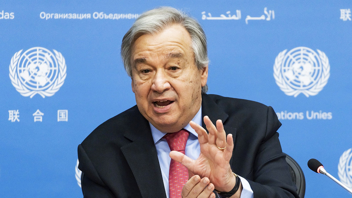 غوتيريش في العزل الصحي بعد مخالطته مصاباً بكورونا